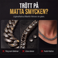 Halsband med glittrande stenpärlor för män