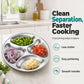 🍽️50% RABATT⏰ 4‑facks förberedelsebricka, ordnar ingredienser prydligt under matlagning – sparar tid och utrymme på köket
