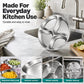 🍽️50% RABATT⏰ 4‑facks förberedelsebricka, ordnar ingredienser prydligt under matlagning – sparar tid och utrymme på köket