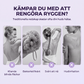 Dubbelsidig ryggskurborste i silikon