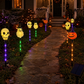 🎃 50 % RABATT JUST NU! 🕷️ Solcellsdrivna pumpalampor – vattentäta, automatisk på/av-funktion och läskig Halloween-dekoration 👻