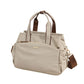 🎉 BEGRÄNSAD TID 50% RABATT! 👜 Casual Canvas Toteväska med Plisserade Sidofickor för Kvinnor – Minimalistisk Design, 8-Zons Organisation & Multifunktionell Styling ✨
