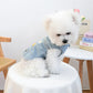 👑 50% RABATT! 💙 Söt Prinsess Denim Hundjacka, bekvämt tyg för små hundar i vardagen 🐶