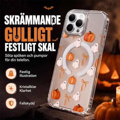 Söt genomskinlig telefonfodral för Halloween