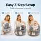 ✨50% RABATT NU! !✨🧸 Plysch Babystödsits – Ergonomisk, Stabil & Mjuk – Perfekt för Sittträning & Lek 🛋️