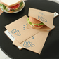 🥪Fettresistenta Papperspåsar för Smörgåsinpackning