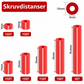 Outlet Distans- och skruvsats