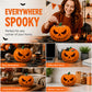 🎃 50 % RABATT! 🍬 Skapa kuslig Halloween‑stämning – Halloween Röd‑Ögd Pumpa Dekoration, ögonfallande utseende, enkel att placera
