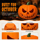 🎃 50 % RABATT! 🍬 Skapa kuslig Halloween‑stämning – Halloween Röd‑Ögd Pumpa Dekoration, ögonfallande utseende, enkel att placera