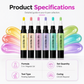 🌸 50% RABATT NU! 🌸 Glitter Kattöga Nagellackspenna Set