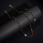 ✨ 50 % RABATT NU! 💎 Glittrande smyckeset för män – halsband & armband – kubisk zirkonia – perfekt för vardag och fest 🖤
