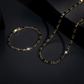 ✨ 50 % RABATT NU! 💎 Glittrande smyckeset för män – halsband & armband – kubisk zirkonia – perfekt för vardag och fest 🖤