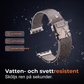 ⌚ 50 % RABATT JUST NU! 🛡️ Armband i rostfritt stålnät – andas, smidigt och säkert lås – uppgradera din smartklocka 🖤