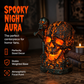 Halloween-harts skallelampa – självlysande bordsdekoration