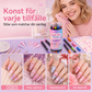 24-färgers dubbeländade nagelkonstpennor set