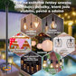 ✨50% RABATT⏰ Utomhus ljusslingestolpe, skapar mysig atmosfär i trädgården och på patioen – stabil och enkel att montera