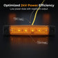 10PCS LED Side Marker Light for Trucks