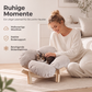 🐾 Trä Husdjurssäng med Blomdesign – Upphöjd Katt- & HundbBädd för Små Husdjur🛋️