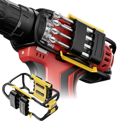 🔧 50 % RABATT NU! 🧰 Universell bithållare för sladdlösa borrmaskiner – 8/16 fickor, halkfri & snabbbyte – perfekt för arbete på hög höjd 🛠️