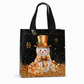 🎄 TIDSBEGRÄNSAT 50 % RABATT! 🖤 Svart Julklappsväska i Non-Woven