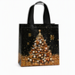 🎄 TIDSBEGRÄNSAT 50 % RABATT! 🖤 Svart Julklappsväska i Non-Woven