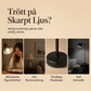Träbordslampa med Jungfru Maria-mönster