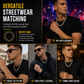 💎50% RABATT✨Hiphop halsband med strassstenar, cool streetdance accessor📿