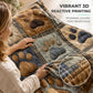 🐾 50% RABATT! ✨ Söt flanellfilt med tassavtryck – Mysig värme, levande och hållbart tryck & mångsidig för vardagsbruk – Underbar komfort för sovrum, soffor & djurvänliga hem 🛋️