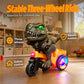 🦖50% RABATT🛺 Elektrisk Dinosaurie-Trehjuling för Småbarn