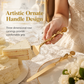 🍰 TIDSBEGRÄNSAT 50% RABATT! ✨ Exklusivt Tårtkniv & Serveringsset i Metall – Vintageinspirerat Blommönster, Robust & Elegant 🎊
