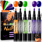 🎃 BEGRÄNSAT ERBJUDANDE 50% RABATT! ✨ Snabbtorkande Nagellackspennor för Halloween – Vattenbaserade, Luktfria & Exakt Nagelkonst 💅