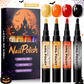 🎃 BEGRÄNSAT ERBJUDANDE 50% RABATT! ✨ Snabbtorkande Nagellackspennor för Halloween – Vattenbaserade, Luktfria & Exakt Nagelkonst 💅
