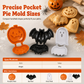 Halloween godisfat och snacksfat – pumpa-, spök- och fladdermusformade dekorativa fat i plast
