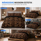 🎁50% RABATT🛏️Geometriskt anime sängklädesset med leopardmönster, 2‑3 delar – påslakan och örngott🐆✨