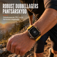Integrerad smartklocka-armband med skyddande fodral, färgblockerad genomskinlig sportrem för 40 mm 41 mm 42 mm 44 mm 45 mm 46 mm 49 mm