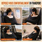 😴 FLASHREA: 50% RABATT! Reskudde i Minnesskum och 3D Sovmask – Justerbara Remmar & Ergonomisk Design för Skön Vila på Flyg, Tåg och i Bil 🧸✨