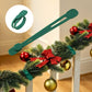 🎄 50 % RABATT NU! 🎅 Silikonband & spårlösa krokar för julkransar (5 st) – enkel upphängning utan borrning 🔔