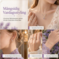 ⏳🔥 50 % RABATT! 💜 Ljuslila Zirconia Fjärilsmyckesuppsättning – Justerbar Ring & Örhängen ✨