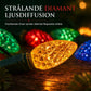 ✨Batteridrivna jordgubbsljus med 8 ljuslägen för jul- och halloween-dekoration samt trädgårds- och gårdsdekoration