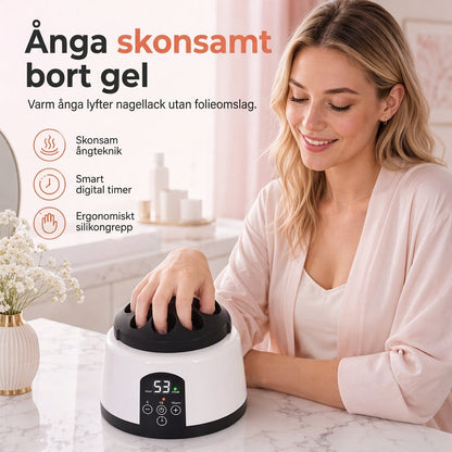 💅 50% RABATT! ⚡ 36W elektrisk ångnagellacksborttagningsmaskin, tar bort gel och akryl, perfekt för manikyr ✨