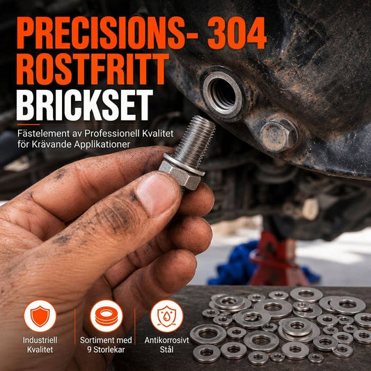 ⚙️ TIDSBEGRÄNSAT ERBJUDANDE – 50% RABATT! ✨ Brickssats i rostfritt stål – rostbeständig, 8 storlekar, med förvaringsask 📦