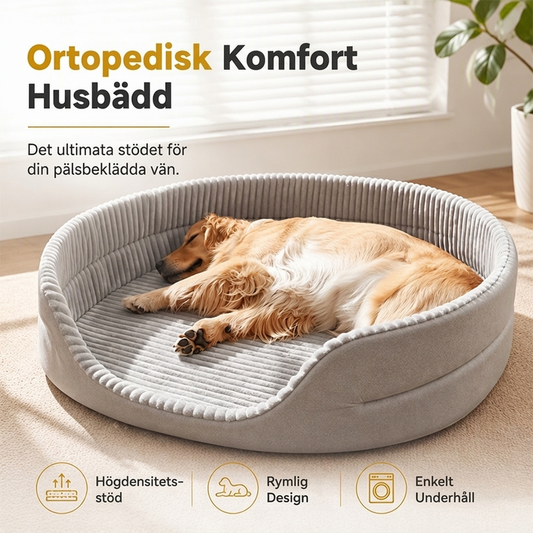 🐾 Tidsbegränsad 50% rabatt! 🐈 Mjuk lugnande husdjurssäng, trygg viloplats för ditt husdjur 🛌