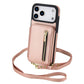 📱 Tidsbegränsad 50% rabatt!🎒 Dubbelvikt mobilfodral med kortfack, bärbar som crossbody ✨