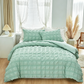 🛏️ 50% RABATT! ✨ Minimalistiskt Bäddset i Seersucker (3 Delar) – Mjukt & Ventilerande Påslakanset i Enfärgad Design 💤