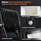 ⏳ Tidsbegränsat specialerbjudande ⏰ 50W utomhus LED-strålkastare med smart PIR-rörelsesensor och fjärrkontroll IP66 vattentät aluminium säkerhetslampa