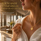 🌸 50% RABATT NU! 🌸 Retro Hjärtformad kopparlegering Imitationsguld Halsbandskedja för kvinnor Smycken