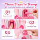 🎀 50% RABATT! ✨ Sminkset för Barn i Rosa Sminklåda – Tvättbar Leksakssmink & Nageldekorationsset för Små Prinsessor 👑