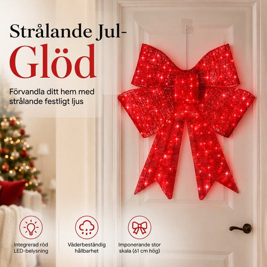 Väderbeständig LED-förljest julbåge