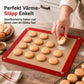 Non Stick Silikon bakmatta Värmebeständig Fiberglassugnslöv för Macarons och bakverk