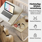 🔥50 % RABATT – Missa inte!🔥Hopfällbart laptopbord med mugghållare